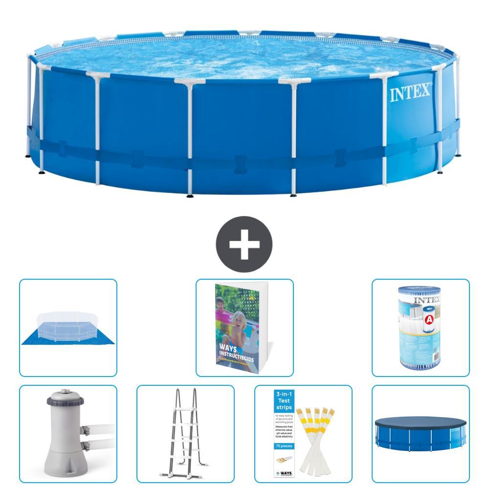 Frame Pool Rund - 457x122 cm - 6-teilig S594