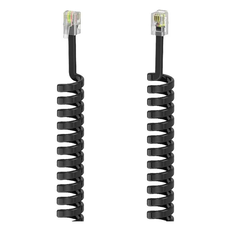 Hama Hörerkabel, Modular-Stecker 4p4c - Modular-Stecker 4p4c, 1,5 m (00201150)
