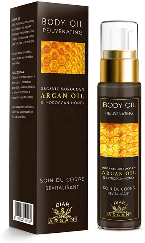 Diar Argan Aceite Corporal Rejuvenecedor de argán puro con miel 50 ml