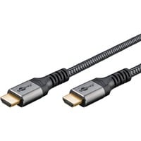 Plus High-Speed-HDMI-Kabel mit Ethernet, 4K @ 60Hz grau, 0,5 Meter