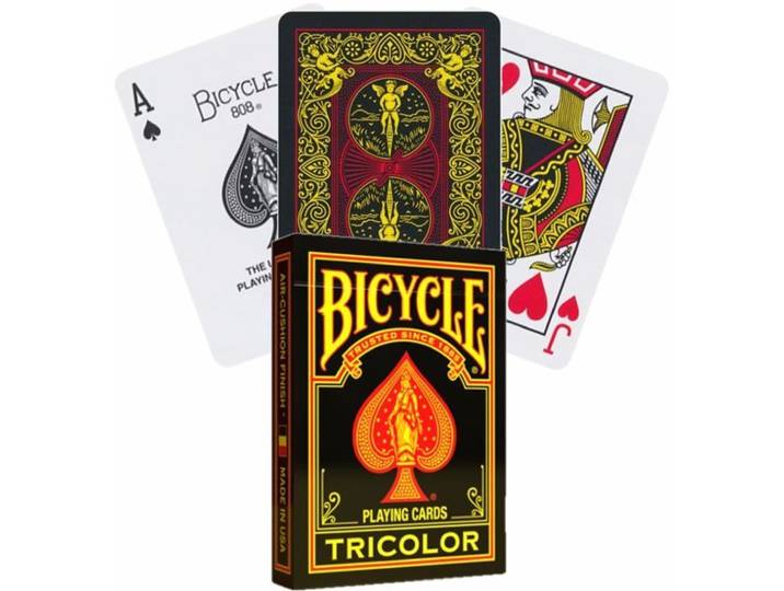 Bicycle - Pokerkaarten - 88 x 63 mm - Tricolor