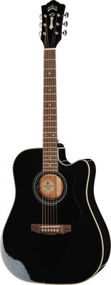 Guild D-140ce Black Black High Gloss