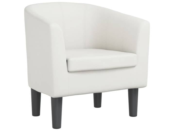 Maison Exclusive - Fauteuil Blanc Similicuir