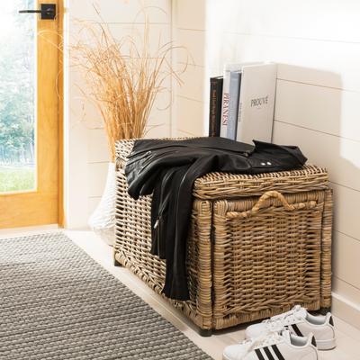 "happimess Jacob 30"" Wicker Storage Trunk, Natural"