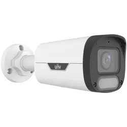 Uniview EasyStar Colorhunter 8mp Owlview Wise-Spa Rohrkamera mit 4 mm fester Objektiv mit Mikrofon (3840 x 2160 Pixels), Netzwerkkamera, Weiss