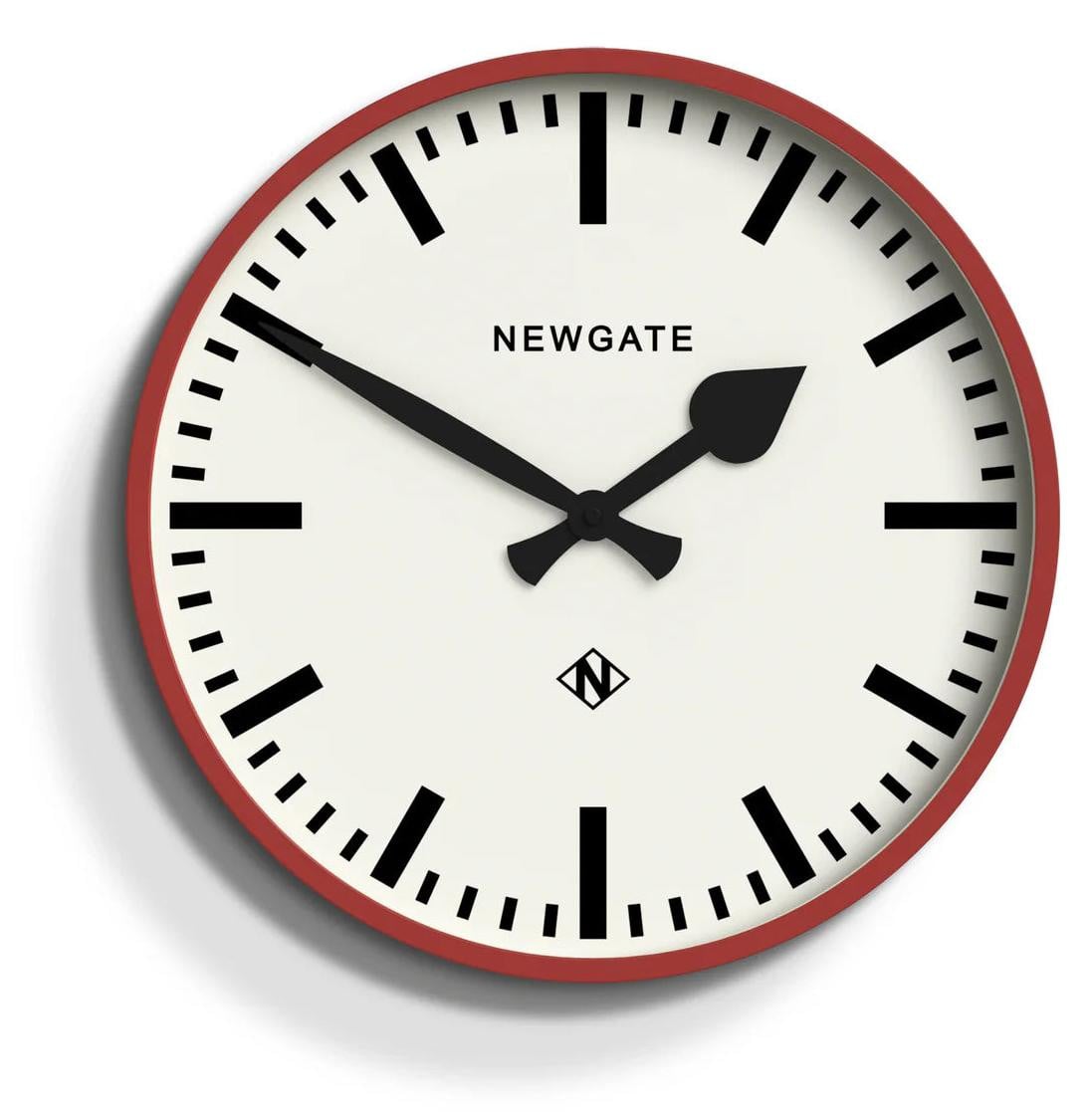 Newgate Number Three Railway Wandklok - Brandweerwagen Rood