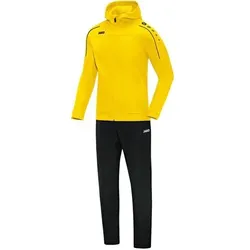 JAKO Damen Sportanzug Präsentationsanzug Classico mit Kapuze, Größe 46 in Gold Gold