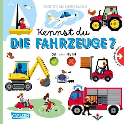 Kennst du die Fahrzeuge?, Gebundene Ausgabe von Christian Lindemann, Carlsen, 978-3-551-25449-8