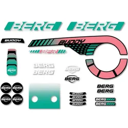 BERG Aufkleber-Set »Lua« für Buddy 2.0 Pedal-Gokarts