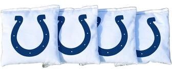 Skip's Garage Indianapolis Colts NFL Football White Cornhole Bags