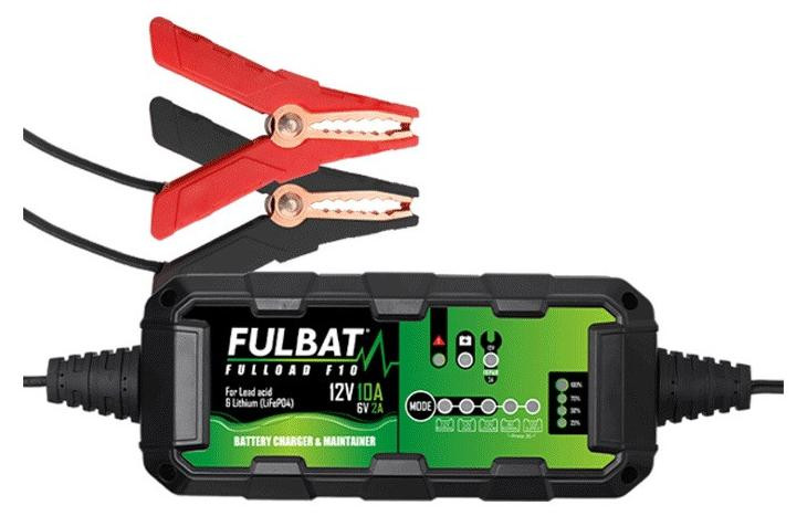 Fulbat FULLOAD F10 Acculader voor loodaccu's en lithiumbatterijen (12V 10A / 6V 2A)
