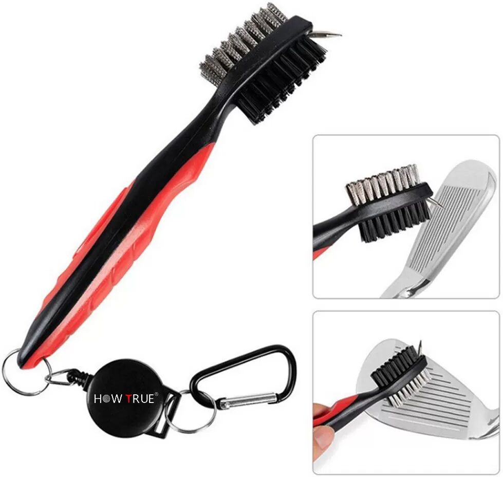 INF Brosse pour clubs de golf Rouge