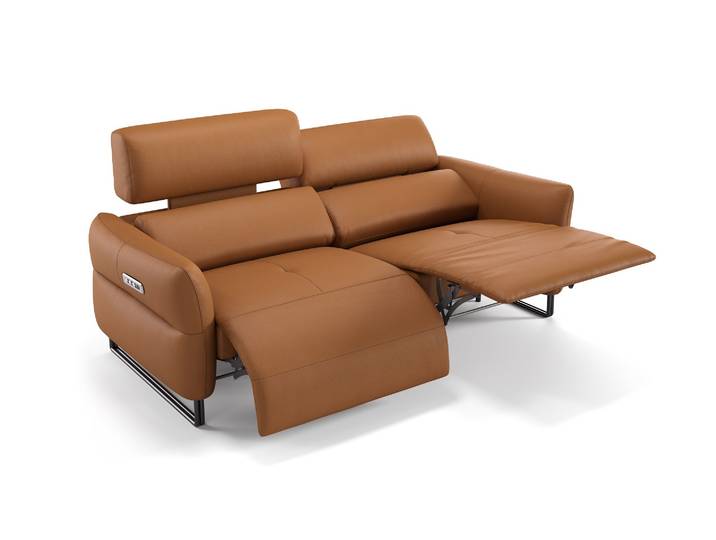 Leder Sofa LUNA 3-Sitzer Relaxcouch Luxus Polstergarnitur