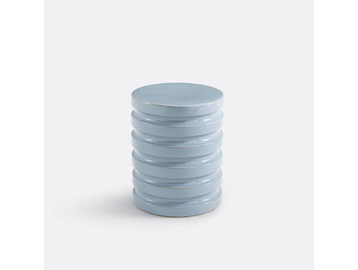 LA REDOUTE Bout de canapé en céramique, Kerros Bleu