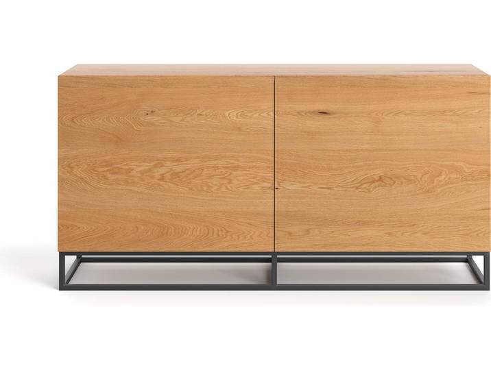 Commode Frame en bois massif 160 cm\, chêne\, meuble design