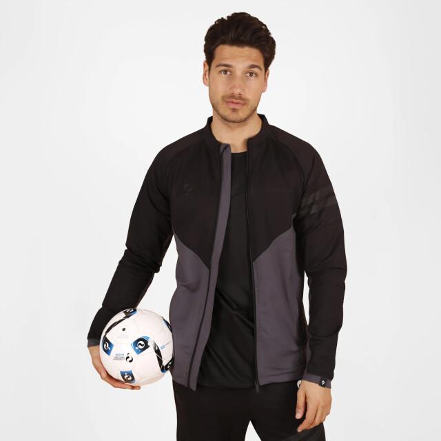 Q1905 Legend trainingsjack zwart/grijs