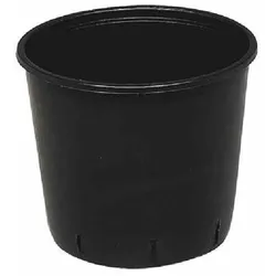 Pflanzcontainer schwarz 30 l 30 x 41 cm, gelocht ohne Tragegriff 30 Schwarz