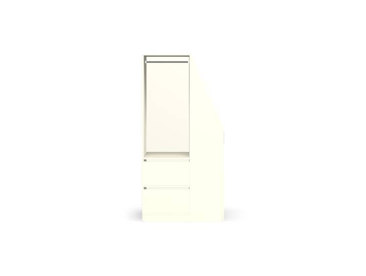 Kleiderschrank mit Dachschräge nach Maß Premium Dekore Creme