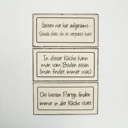 BOLTZE GRUPPE GmbH Schild Trudi sort 40x20cm