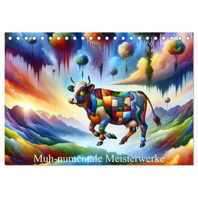 Muh-numentale Meisterwerke (Tischkalender 2027 DIN A5 quer), CALVENDO Monatskalender