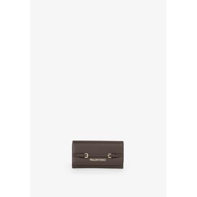 Geldbörse VALENTINO BAGS "ARCHI", Damen, braun (caffe), Lederimitat, Basic, Kleinlederwaren, Damen Portemonnaie, Geldbeutel mit Druckknopfverschluss
