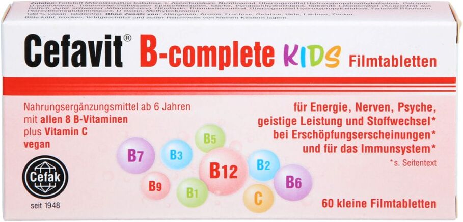 Cefavit B-complete Kids Filmtabletten
