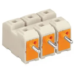 Wago 272-453/272-485 Netzanschlussklemme,ohne PE-Kontakt,ohne Drücker,weiß 272453272485  - 500 Stück