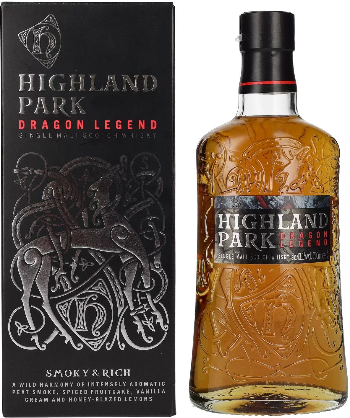 Highland Park DRAGON LEGEND Single Malt Scotch Whisky 43,1% Vol. 0,7l in Geschenkbox