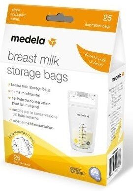 Medela Beutel für Muttermilch 25 Stück 7x2 gr