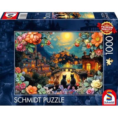 Schmidt 58897 - Trio im Mondlicht, Puzzle, 1000 Teile