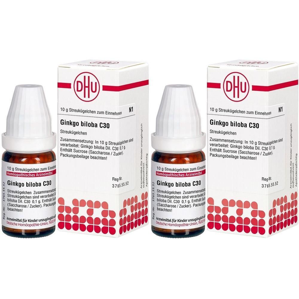 Ginkgo Biloba C 30 Globuli 2x 2x10 g