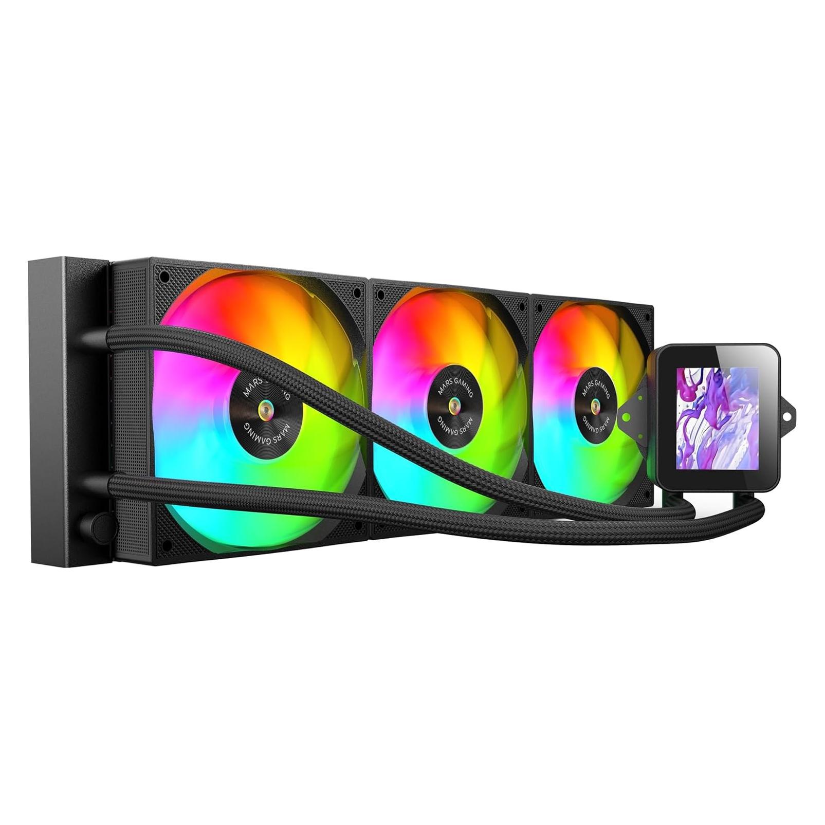 Mars Gaming Kit Watercooling Aio Ml-Vision RGB - 360mm (Noir) (MLVISION360)