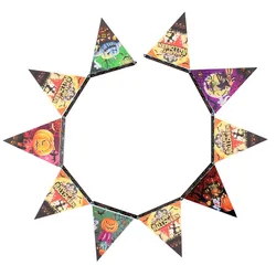 Halloween Papier Girlande "Halloween" (215 x 25cm)