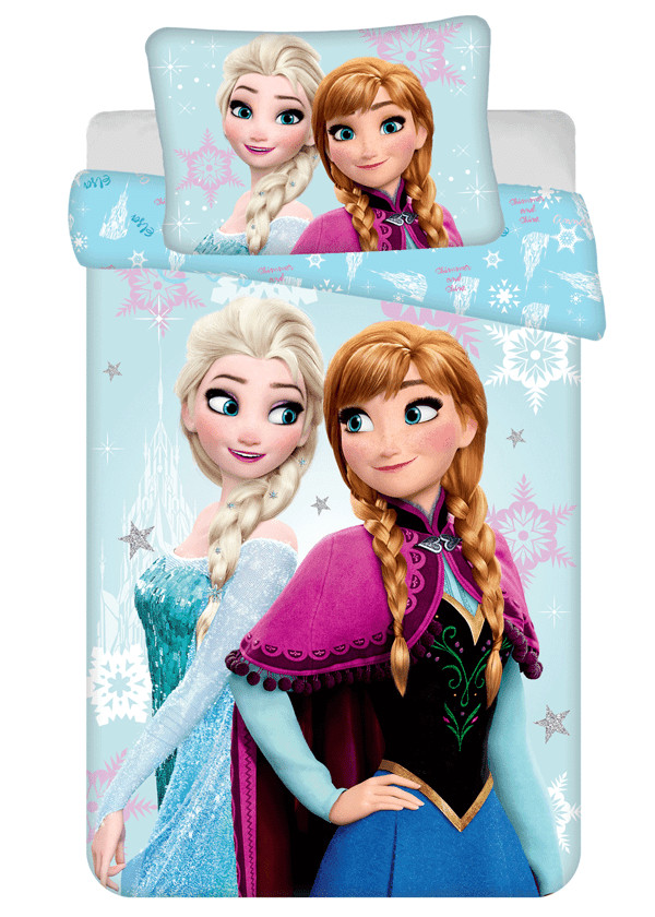 Disney Frozen peuterdekbedovertrek Sisters - 100 x 135 cm - Katoen