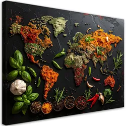 LEINWANDBILD Essen & Trinken 100x70cm