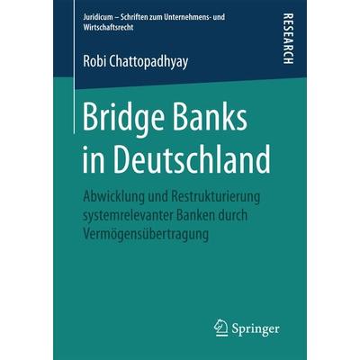 Bridge Banks in Deutschland, Taschenbuch von Robi Chattopadhyay, Springer Fachmedien Wiesbaden GmbH, 978-3-658-19370-6
