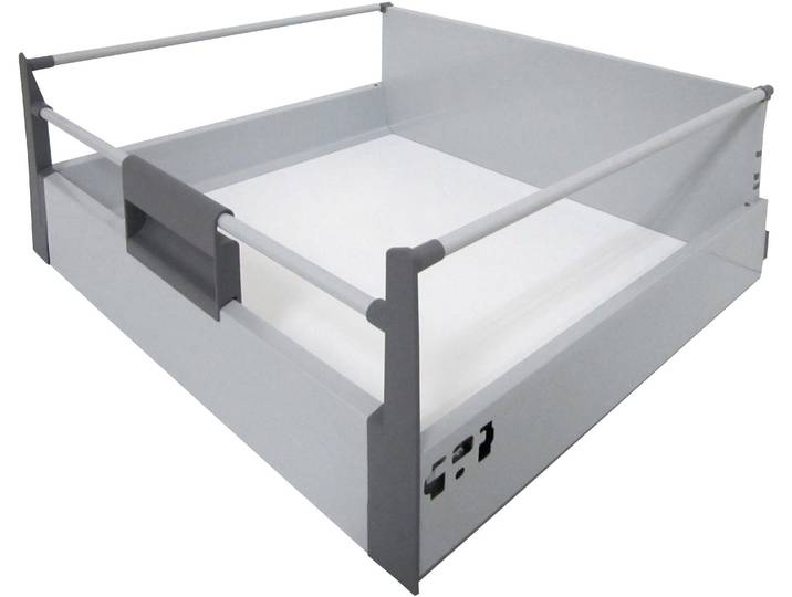Auszug KOCHSTATION, grau, B:45,5cm H:20cm T:50cm, Metall, Schubladen, Auszug, für Unterschränke