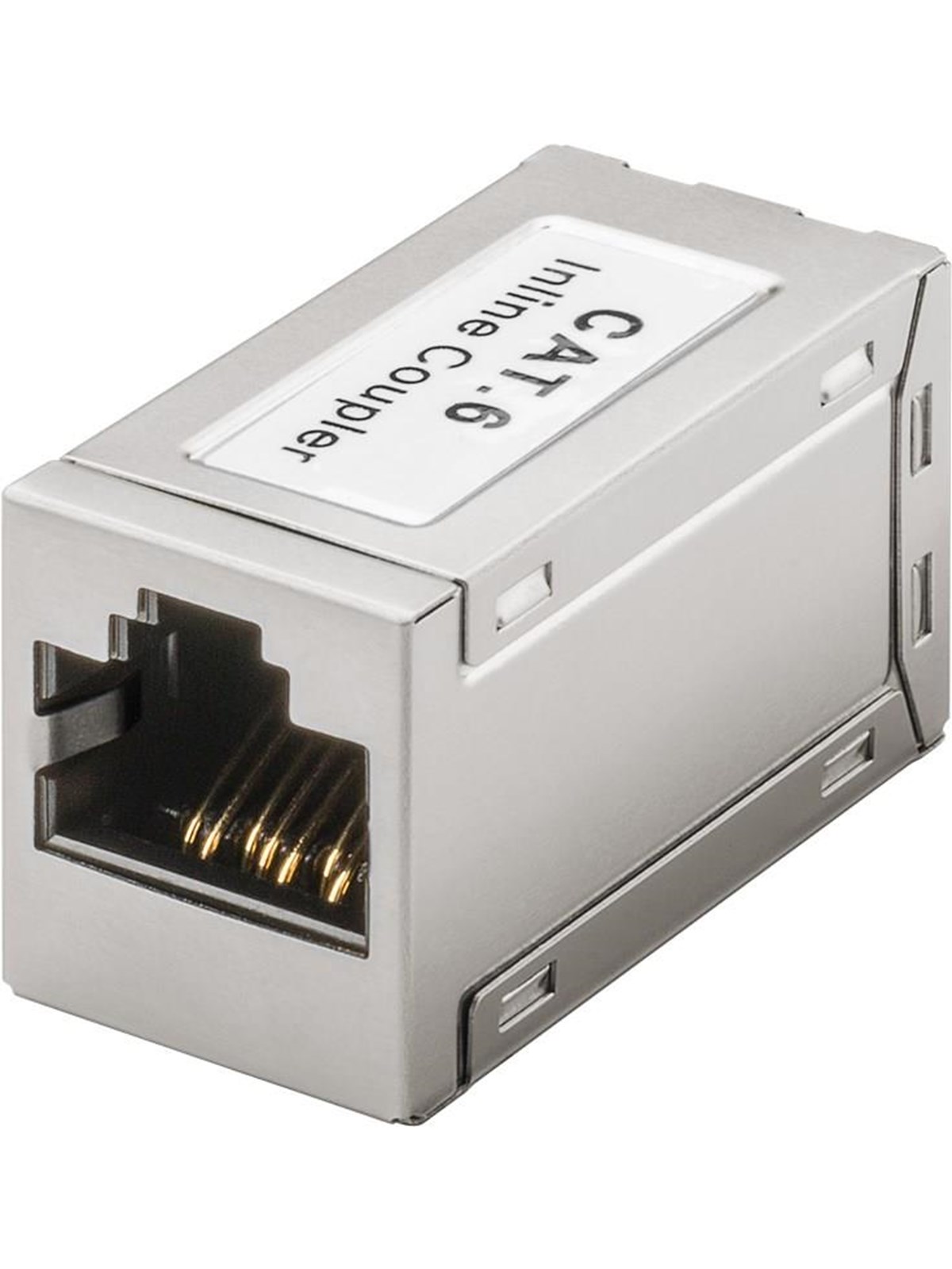 Pro RJ45 Modular coupler CAT 6 - Silber
