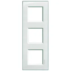 BTicino LNA4802M3KA LivingLight Abdeckrahmen 3-fach 2+2+2M Aquamarin
