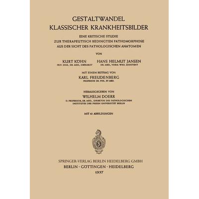 Gestaltwandel Klassischer Krankheitsbilder, Taschenbuch von Kurt Köhn,Hans H. Jansen, Springer Berlin, 978-3-540-02145-2
