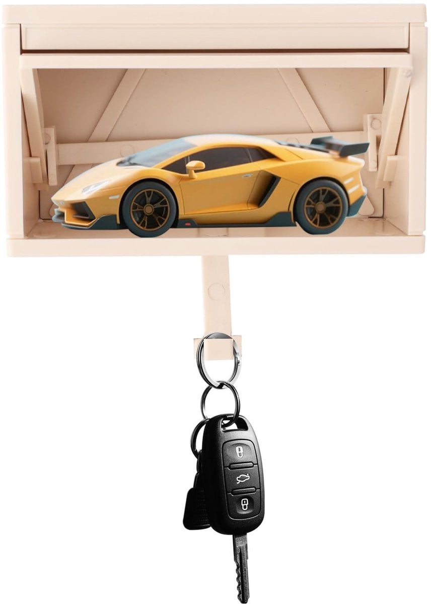 Dailygoods Dailygoody Garage Sleutelhouder - Crèmewit