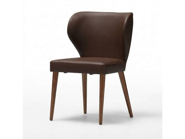 JVmoebel Esszimmerstuhl Weißer Holzstuhl mit elegantem Design und robuster Verarbeitung, Made in Europe