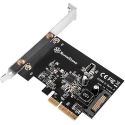 Silverstone ECU02-E - USB-Adapter - PCIe 3.0 x2 Low-Profile, Kontrollerkarte