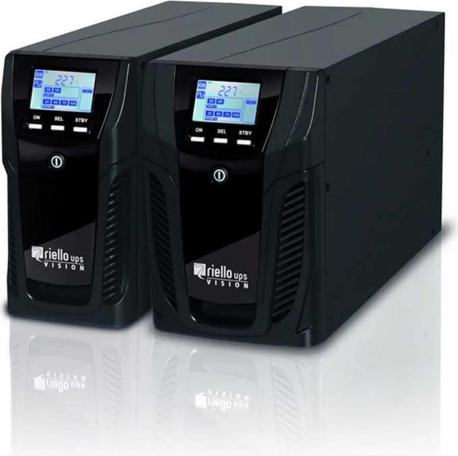 Riello VST 800 line-interactieve UPS, 0,8 kVA, 640 W, sinusgolf, 220 V, 240 V