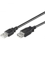 Goobay Kabel USB 2.0 Verlängerung S/B 0.3m Digital/Daten 0,3 m Schwarz (68622)