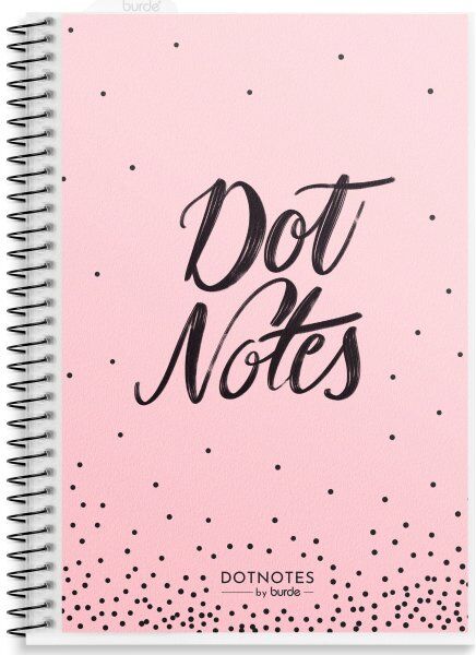 Burde Dotnotes Notesbog, A5, Plast