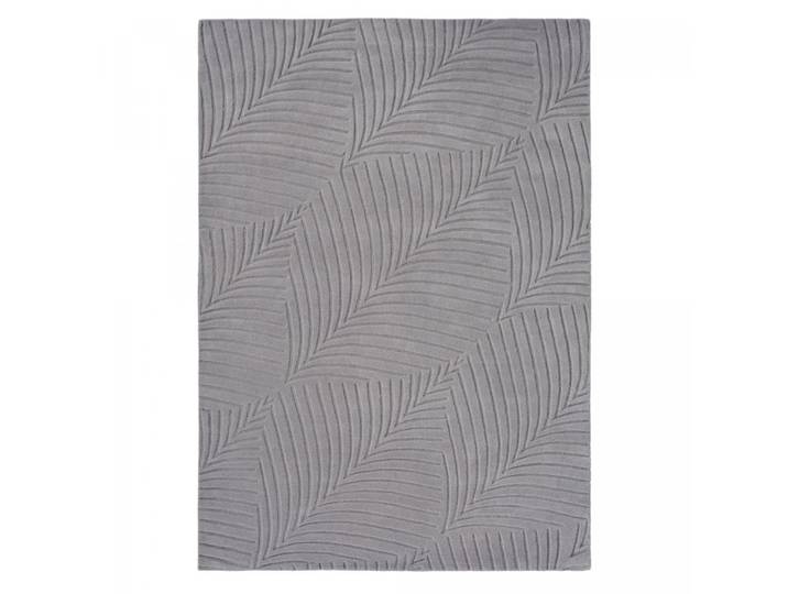 Tapis entrée 120x180 laine gris