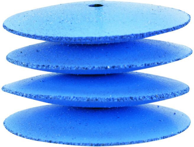 Proxxon Disque de polissage en silicone lentille, Ø 22 mm, 10 pièces avec support (28293)