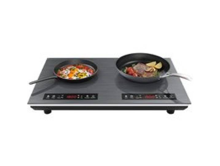Plaque De Cuisson 2 Feux Tables Cuisson À Induction 3600W Avec Prise 220V Avec Écran Tactile Led 10 Niveaux De Puissance Et Cont