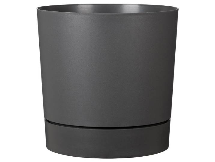 Vase à plantes 29/235 Ø 29cm Gris/Gris foncé